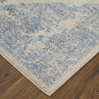 Feizy Camellia 39KNF Blue/Ivory Area Rug Lifestyle Image