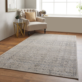 Feizy Camellia 39KPF Ivory/Gray Area Rug Lifestyle Image