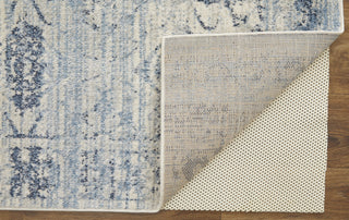 Feizy Camellia 39KQF Blue/Ivory Area Rug Corner Image