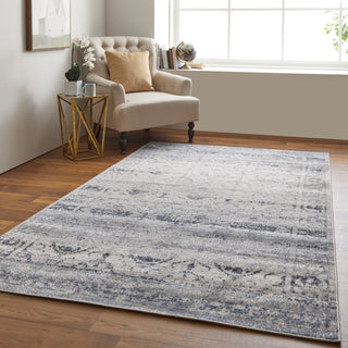 Feizy Camellia 39KQF Blue/Ivory Area Rug Lifestyle Image