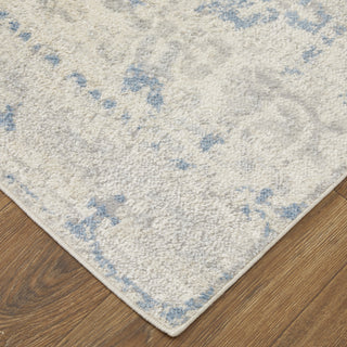 Feizy Camellia 39KRF Blue/Ivory Area Rug Lifestyle Image