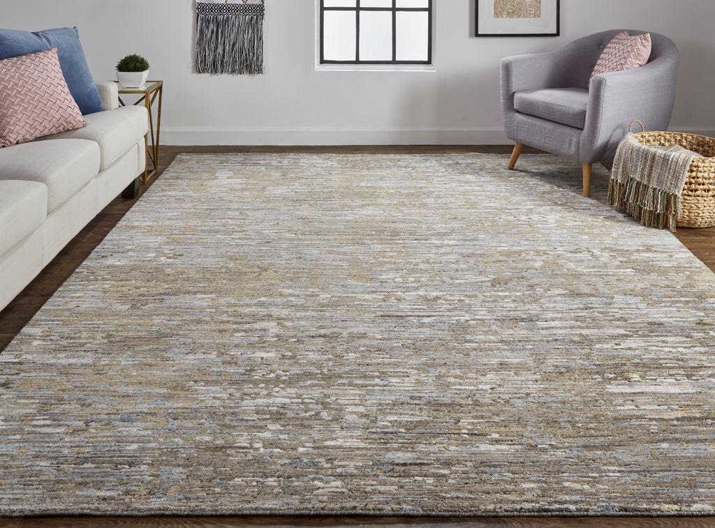 Feizy Conroe 6822F Brown/Multi Area Rug Lifestyle Image Feature
