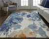 Feizy Dafney 8871F Blue Area Rug Lifestyle Image Feature