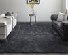 Feizy Darian 39K0F Black/Charcoal Area Rug Lifestyle Image Feature