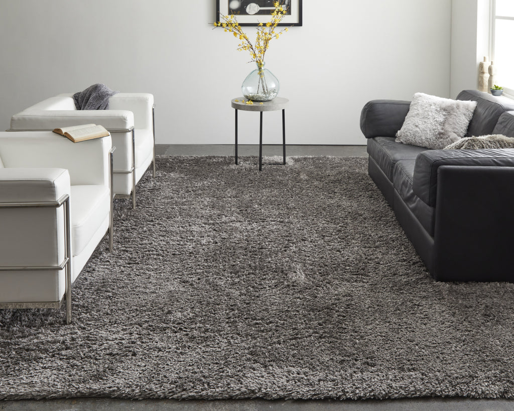Feizy Darian 39K0F Gray Area Rug Lifestyle Image Feature