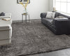 Feizy Darian 39K0F Gray Area Rug Lifestyle Image