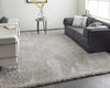 Feizy Darian 39K0F Light Gray Area Rug Lifestyle Image