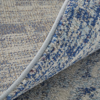 Feizy Edgemont 39ILF Blue Area Rug Detail Image