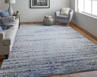 Feizy Edgemont 39ILF Blue Area Rug Lifestyle Image