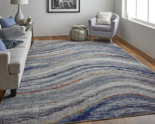 Feizy Edgemont 39INF Multi/Gray Area Rug Lifestyle Image