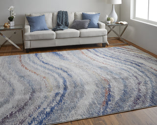 Feizy Edgemont 39INF Multi/Gray Area Rug Lifestyle Image