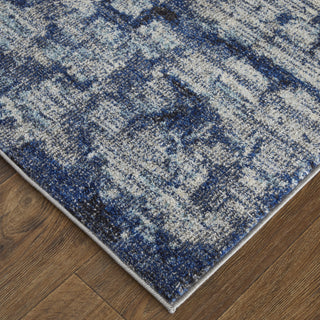 Feizy Edgemont 39IPF Navy/Blue Area Rug Lifestyle Image