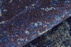 Feizy Edgemont 39IQF Blue/Purple Area Rug Corner Image