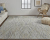Feizy Elias 6589F Blue Area Rug Lifestyle Image Feature