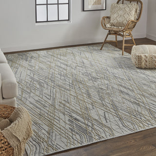 Feizy Elias 6589F Blue Area Rug Lifestyle Image