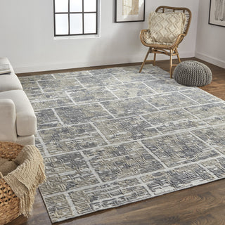 Feizy Elias 6590F Blue Area Rug Lifestyle Image