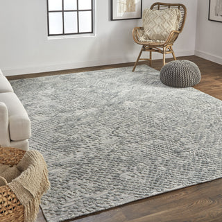 Feizy Elias 6716F Gray/Green Area Rug Lifestyle Image