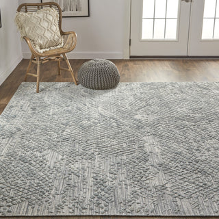 Feizy Elias 6716F Gray/Green Area Rug Lifestyle Image