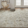 Feizy Elias 6718F Gray/Brown Area Rug Lifestyle Image