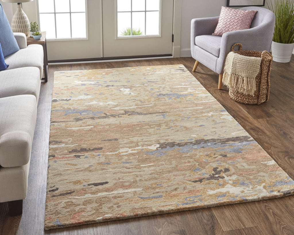 Feizy Everley 8644F Beige Area Rug Lifestyle Image Feature