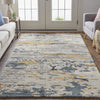 Feizy Everley 8644F Gray Area Rug Lifestyle Image