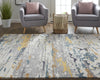 Feizy Everley 8644F Gray Area Rug Lifestyle Image
