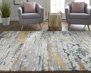 Feizy Everley 8644F Gray Area Rug Lifestyle Image