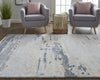 Feizy Everley 8647F Blue Area Rug Lifestyle Image