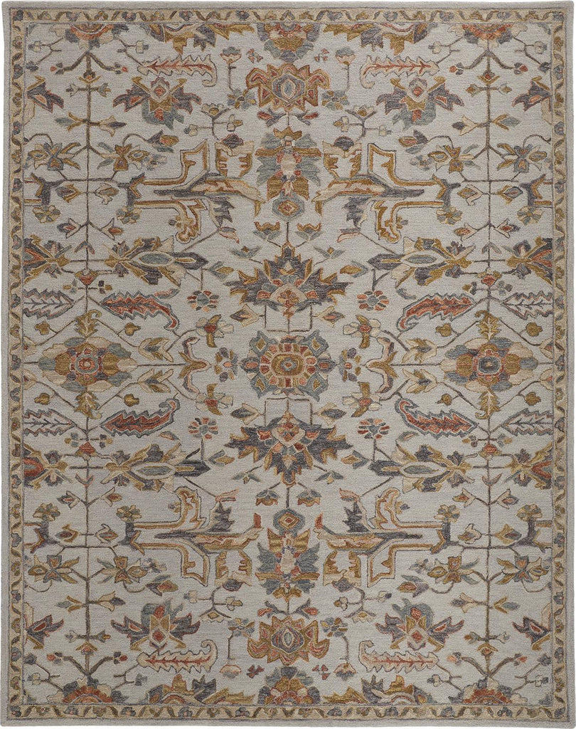 Feizy Fallon 8838F Gray/Gold Area Rug main image