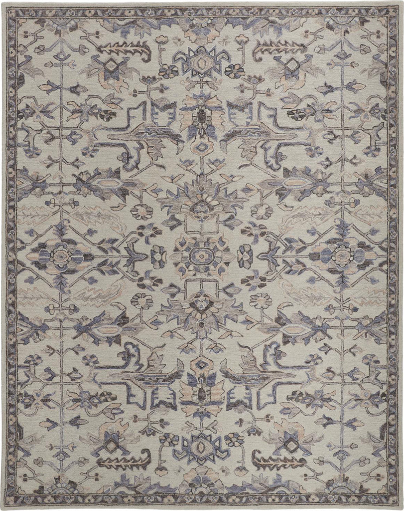 Feizy Fallon 8838F Gray/Blue Area Rug main image