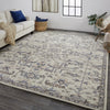 Feizy Fallon 8838F Gray/Blue Area Rug Lifestyle Image