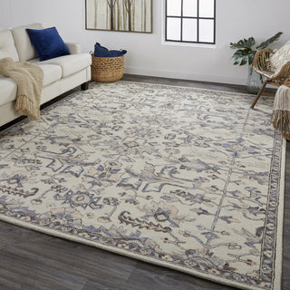 Feizy Fallon 8838F Gray/Blue Area Rug Lifestyle Image