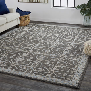 Feizy Fallon 8839F Gray/Blue Area Rug Lifestyle Image