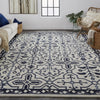 Feizy Fallon 8839F Gray/Black Area Rug Lifestyle Image Feature