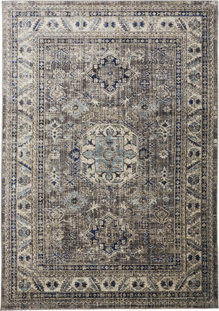 Feizy Bellini I3136 Gray/Blue Area Rug main image