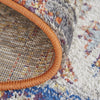 Feizy Bellini I3136 Orange/Blue Area Rug Detail Image