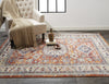 Feizy Bellini I3136 Orange/Blue Area Rug Lifestyle Image Feature