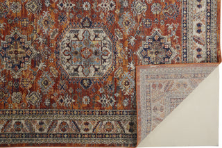 Feizy Bellini I3136 Orange/Blue Area Rug Lifestyle Image