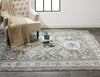Feizy Bellini I3137 Blue/Gray Area Rug Lifestyle Image Feature