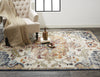 Feizy Bellini I3138 Gold/Blue Area Rug Lifestyle Image Feature