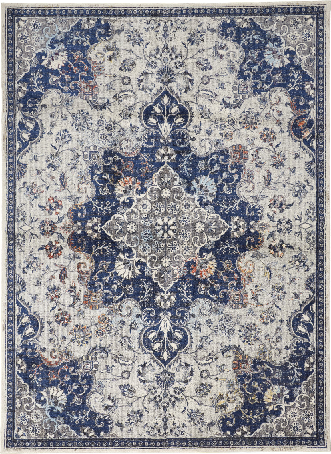 Feizy Bellini I39CT Navy Area Rug main image