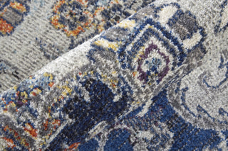 Feizy Bellini I39CT Navy Area Rug Corner Image