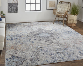 Feizy Bellini I39CU Gray Area Rug Lifestyle Image