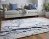 Feizy Indio 39GWF Ivory/Blue Area Rug Lifestyle Image