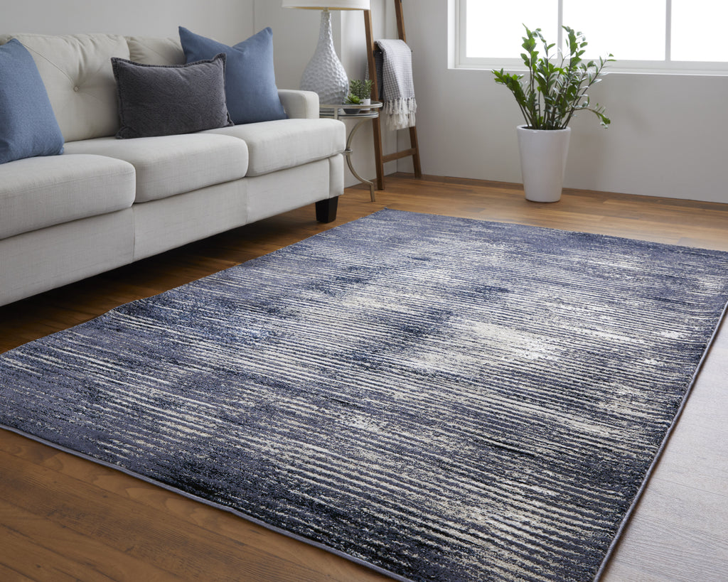 Feizy Indio 39GXF Navy/Blue Area Rug Lifestyle Image Feature