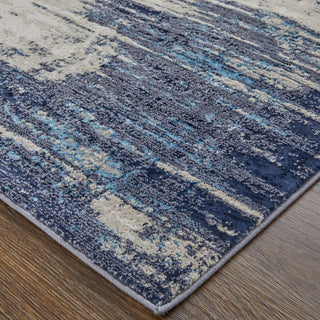 Feizy Indio 39GYF Beige/Blue Area Rug Lifestyle Image