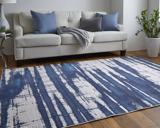 Feizy Indio 39GZF Blue/Ivory Area Rug Lifestyle Image