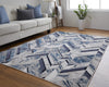 Feizy Indio 39H1F Navy/Beige Area Rug Lifestyle Image Feature