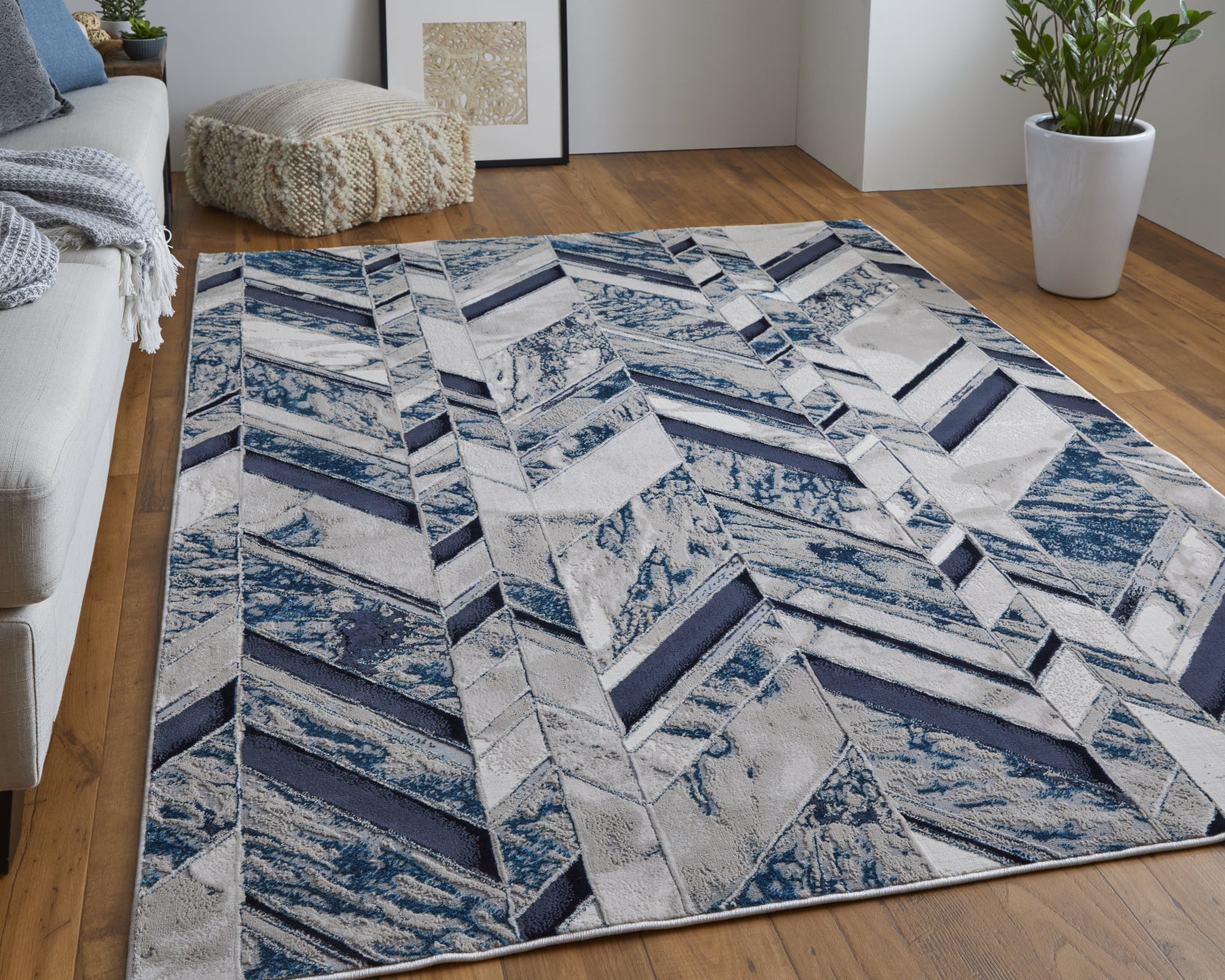 Feizy Francisco Industrial Rug - FRA39GGF in 2023