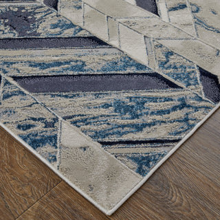 Feizy Indio 39H1F Navy/Beige Area Rug Lifestyle Image